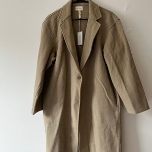 Laude the Label Classic Wool Overcoat - Mocha